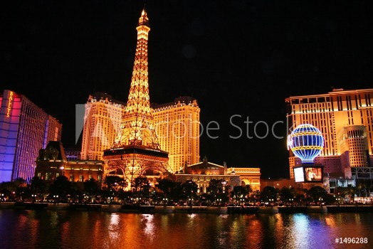 Picture of evening in las vegas